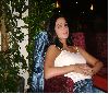 Diana Haddad : relaxing after dinner in the hotel resturant