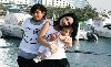 Diana Haddad : Diana with her daughters Sophie   Mira