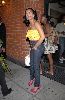 Keyshia Cole : keyshia cole at Mr Chow in Beverly Hills wearing a yellow top that shows her hand wrist tattoo