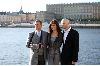 Olga Kurylenko : with Daniel Craig and the director Marc Forster