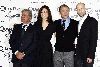 Olga Kurylenko : Olga Kurylenko with the director Marc Forster and co-star daniel Craig at Quantum of Solace photocall in Rome