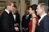 Olga Kurylenko : Olga Kurylenko with Daniel Craig and Prince William Windsor