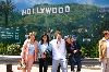 Amal Hijazi : amal with friends at a holiday in hollywood