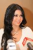 Haifa Wehbe : haifa at a newspaper conference for the release of her 2007 album