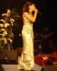 Nancy Ajram : nancy on stage wearing a golden dress