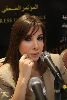 Nancy Ajram : talking to the press of jarash festival 2007