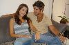 Nancy Ajram : nancy ajram with her brother nabil ajram