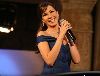 Nancy Ajram : smiling to the camera at jerash concert 2007