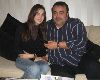 Nancy Ajram : with a magazine journalist in an interview with the press