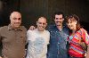 Adel Karam : La yomal Team picture - Roula Chamieh, Abbas Chahin, Adel Karam, and Naim Halawa