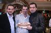 Adel Karam : Tarek Karam with Adel Karam and Nasser Fakih ready to share a sandwitch