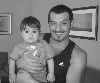 Adel Karam : Adel karam with a fan baby boy