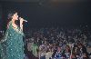 Haifa Wehbe : on stage singing at her concert in Bahrain