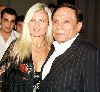 Adel Emam : Lebanese actress and singer Nicole Saba with the egyptian comedy actor Adel Emam