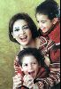 Hanan Turk : Hanan Turk with her two sons Yousef and Adam