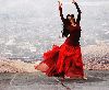 Hanan Turk : wallpaper of hanan turk dancing at the movie Dunia