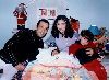 Hanan Turk : hanan family old picture with her husband khaled and new born baby youssef and son adam