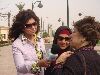 Hanan Turk : Hanan at MSA University Interviewed on TV by Posi Shalabi