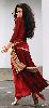 Hanan Turk : red dress at Dunia film