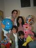 Hanan Turk : a family photo of hanan turk and her husband khaled khattab with their two sons yousef and Adam