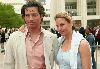 Jill Goodacre : Harry Connick Jr and his wife model Jill Goodacre photo on the red carpet