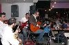 Hani Mitwasi : Hani Mitwasi on his guitar singing in a cafe in amman jordan September 2008