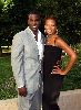 Eva Marcille : Eva Marcille and actor Lance Gross at Daytime Emmy Nominees Reception