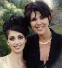 Kim Kardashian : a picture of teenage kim kardashian with her mother Kris Jenner