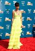 Rihanna : rihanna wearing a cute fluffy yellow dress to the BET awards