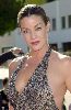 Claudia Christian : a beige dress with navy knits