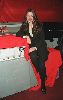 Claudia Christian : black formal suit