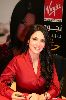 Diana Haddad : Diana in a stylish red shirt at virgin Megastore in Qatar last month