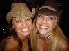 Christy Hemme in a cowboy hat with a female friend