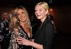 Jennifer Aniston : with actress Kirsten Dunst