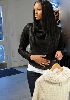 Ciara : shopping at a French Connection clothing store on December 11, 2008 in New York City