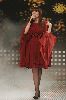 carole samaha : Mission Fashion 2008 in a dark red dress