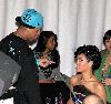 Rihanna : with Chris Brown in the blue cap was seen at the Palais M club in paris yesterday 20th, Dec 2008