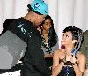 Rihanna : and Chris Brown partying together at Paris club Palais M after her appearance on TV show Star Academy on the 19th of Dec. 2008