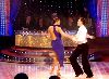 Lisa Snowdon : Strictly Come Dancing TV show stills - Dancing with partner Brendan Cole infront of th judges on the 11th of October, 2008