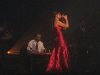 carole samaha : glam red dress live on stage in Canada