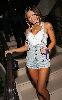 Tila Tequila : posing to the camera at the stairs of Gavin Maloof s Housewarming Party