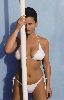 tatjana simic : wearing a white bikini