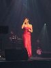 carole samaha on stage at a concert in canada recently