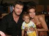 Roula Saad with Kivanc Tatlitug at the shooting set of the video clip