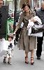 Suri Cruise walking with Mommy Katie Holmes