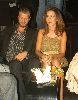 Songul Oden and Kivanc Tatlitug at dinner