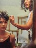 VICTORIA BECKHAM : hair dresser before minutes of her wedding