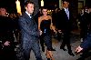 VICTORIA BECKHAM : with David Beckham having dinner at restaurant DA Giannino on December 2008