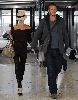 VICTORIA BECKHAM : and David Beckham at Londons Heathrow Airport on October 18th, 2008