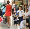 VICTORIA BECKHAM : with her sons was spotted at Build a Bear Workshop at the Westside Pavaillion Mall in Los Angeles